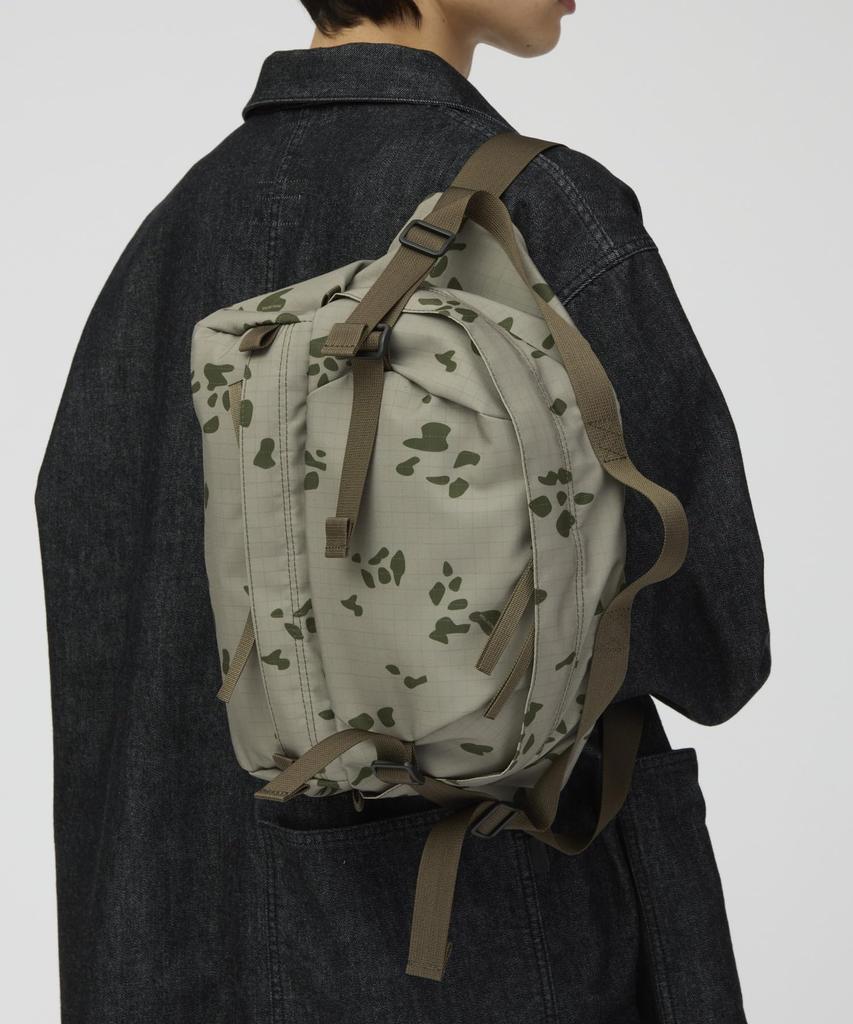 Snow Peak Reflective Night Camo Bag GREEN PT (Camouflage Bag, Reflective, ONE)