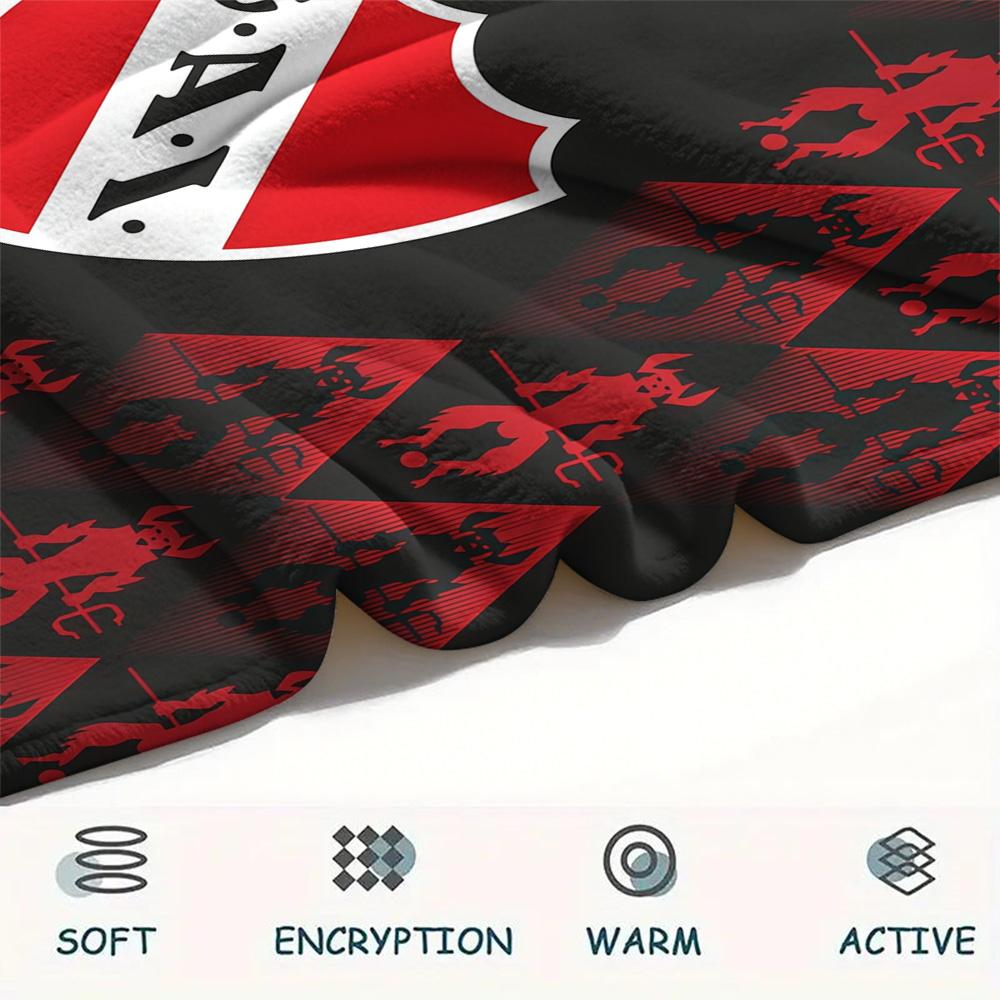 Club Atletico Independiente Flannel Blanket, High quality Comfortable for All Seasons, Home Decor, Warmth and Comfort