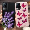 Vivo V21 Kılıfı Vivo V21e Yumuşak Silikon Sevimli Çizgi Film Çiçekli Arka Kapak Telefon Kılıfı Vivo V21 V 21 E İçin Fundas VivoV21 Çantalar Capa