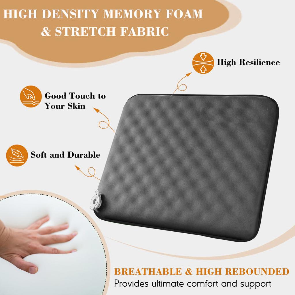 Portable Self Inflating Seat Cushion 5 Seconds Auto Inflate Camping Pad with   Lightweight Travel Pillow for Outdoor Hiking Sports   Ch