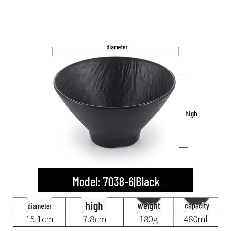 

Melamine Restaurant Rice & Soup Bowl