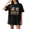 Women's Casual Letter Print Short-sleeved Top T-shirt