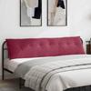 Back Cushion Wine Red 200 X 50 Cm Corduroy