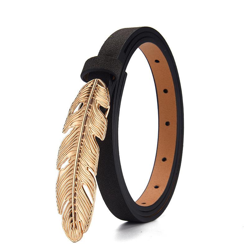 

Thin Belt Women, Simple Decorative Jeans With Dress Thin Belt Women 110cm чорний