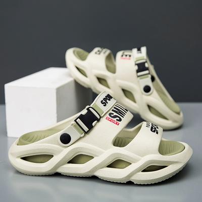 Summer Men's Outdoor Sandals Slippers Beach Comfortable Clogs Soft Slides Men Casual Shoes Garden Shoes Men Outdoor Sandals