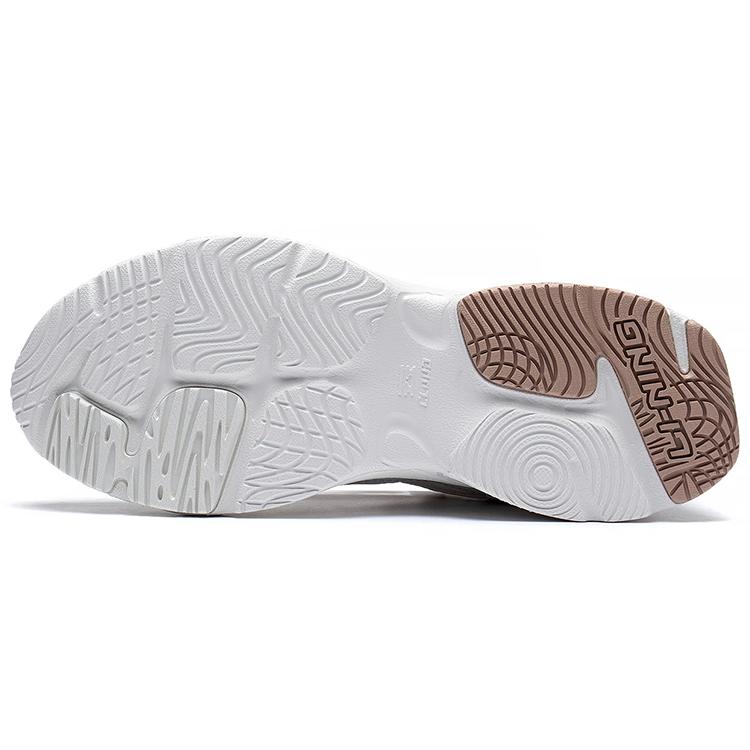 New LiNing Low-Top Sports Casual Shoes Women's White Pink AGCS436-1
