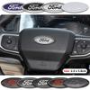 Autosticker Ford Auto Stuurwiel Embleem Cover Stickers Interieur Decoratie Accessoires Voor Ford Focus Mk2 Mk3 Fiesta Ranger M