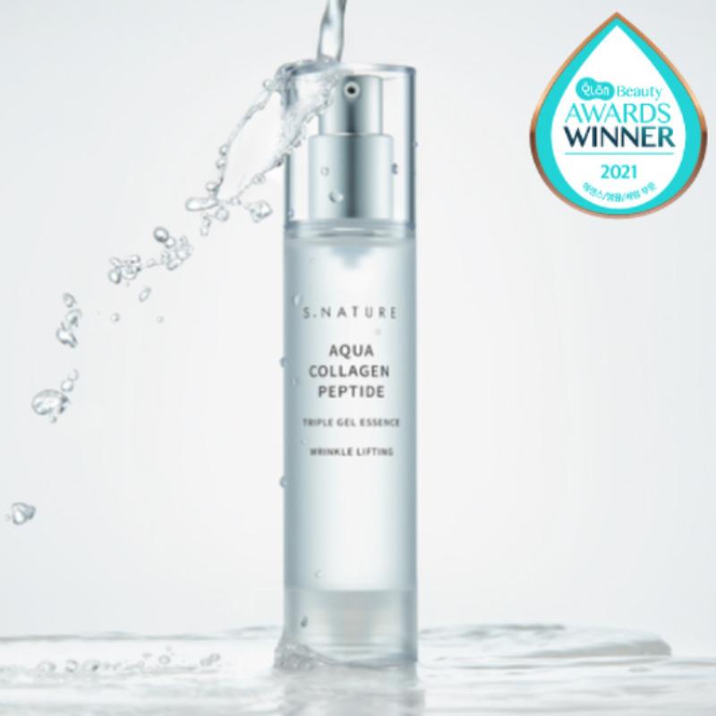 S.NATURE Aqua Collagen Peptide Triple Gel Essence 50ml (No Box)