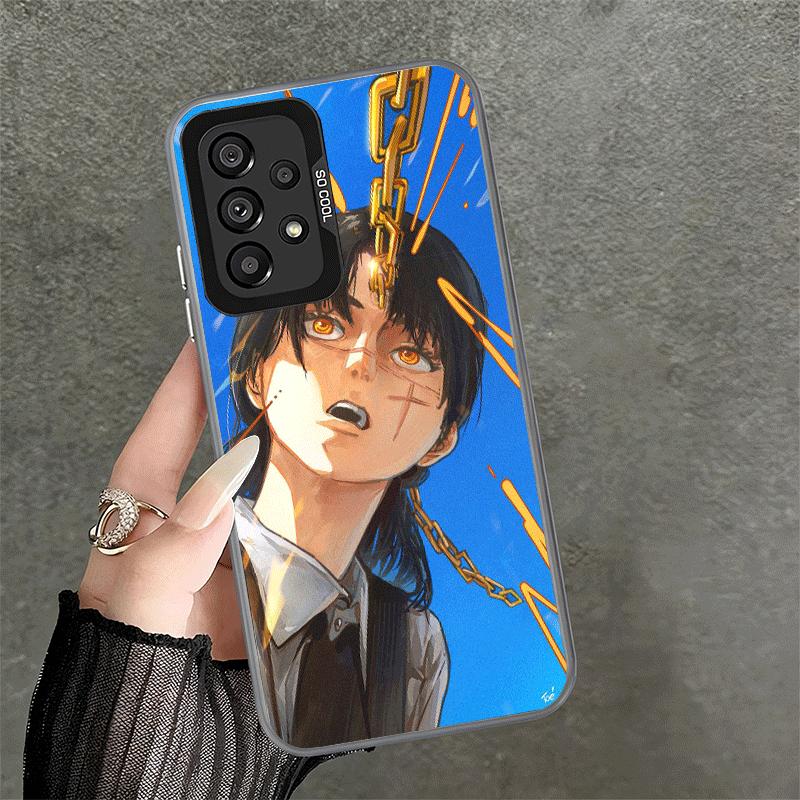 Anime Character Yoru War CSM Soft Phone Case for Samsung A17 A16 A15 A14 A13 A57 A56 A55 A54 A53 A37 A36 A35 A34 A33 A26 A25 A24