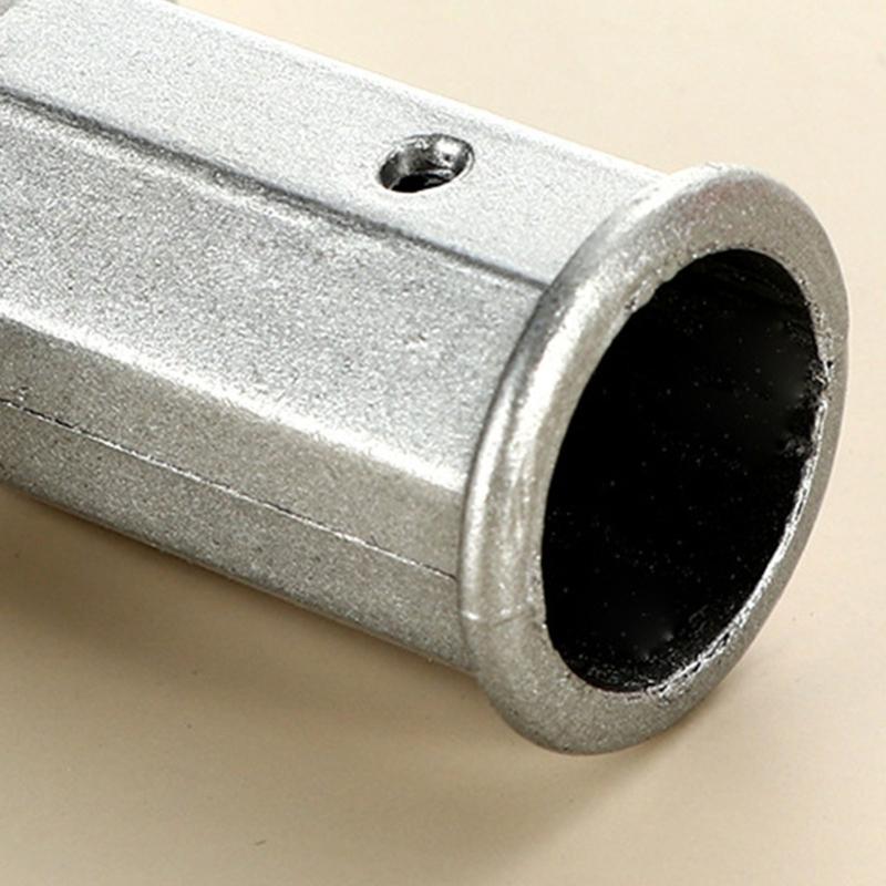 Reinforced Aluminum Alloy Laundry Hook Accessories 19mm Thickened Tube Secure Threaded Connection Home Use