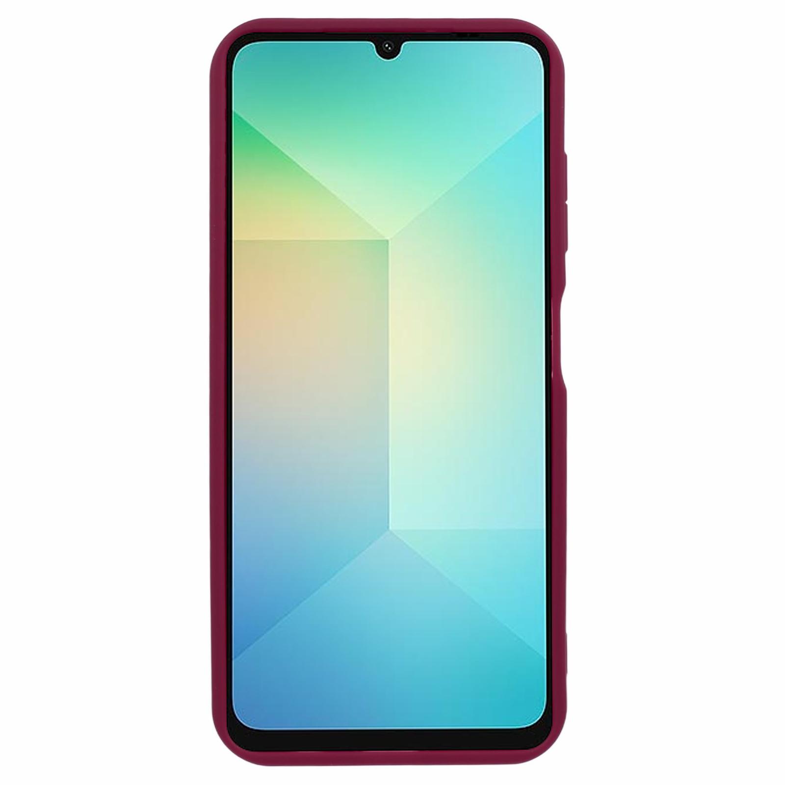 

For Samsung Galaxy A06 4G Case Grooved Design TPU Anti-Slip Phone Cover Black