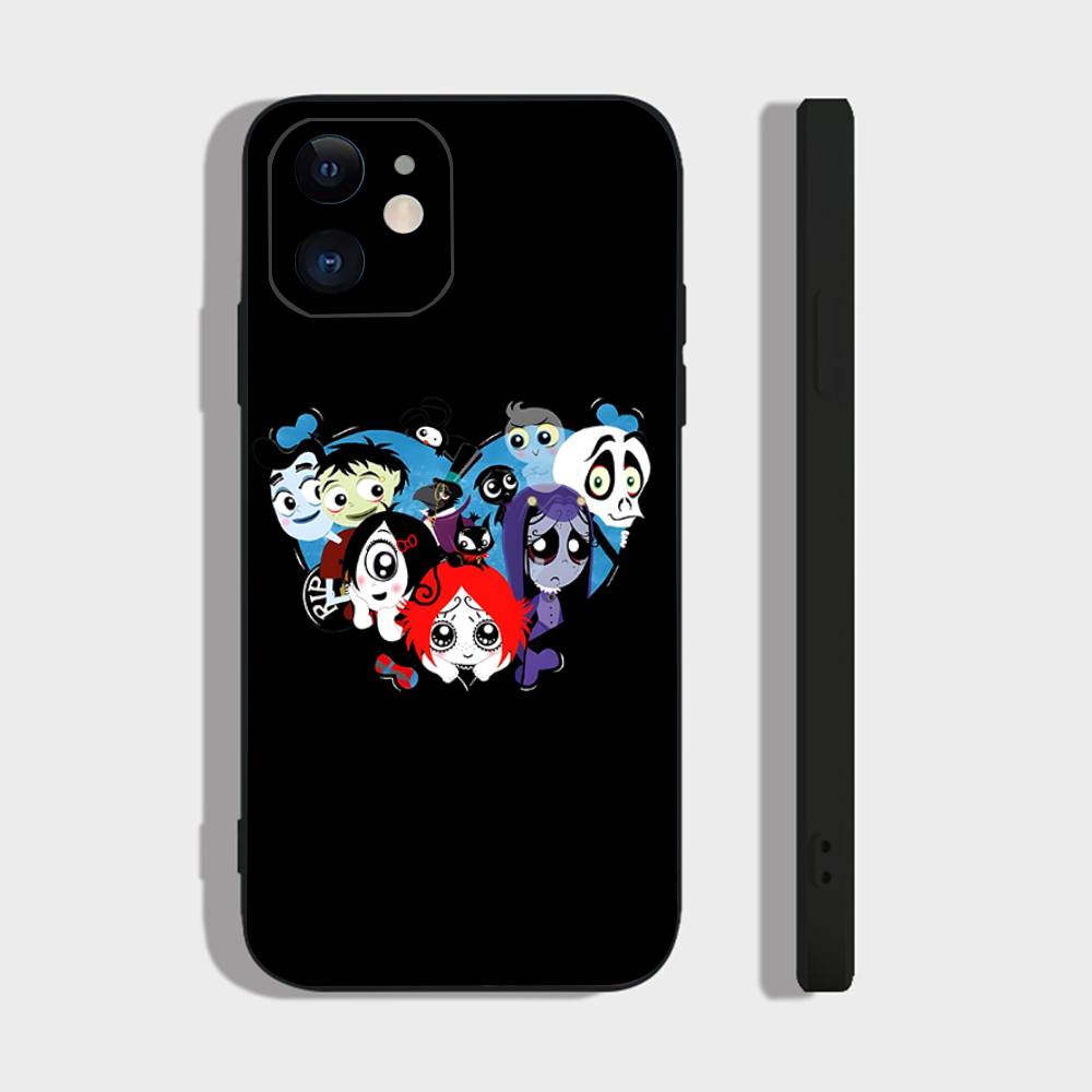 Comedy Animation R-Ruby Glow Phone Case For IPhone 17 Air 16 15 14 13 Pro Max 11 12 Black Silicone Cover