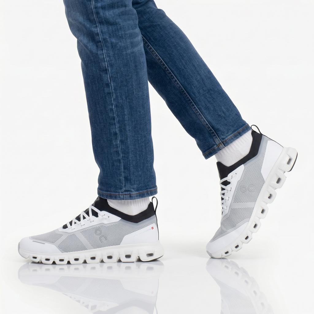 On Running Cloud 6 Versa - Zapatillas para Hombre Zapatos Blanco-Negro 3MF10040462 ORIGINAL