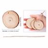 10 X Natural Wood Slice Christmas Tree Ornament Hanging Decor Diy Craft Gift Tag