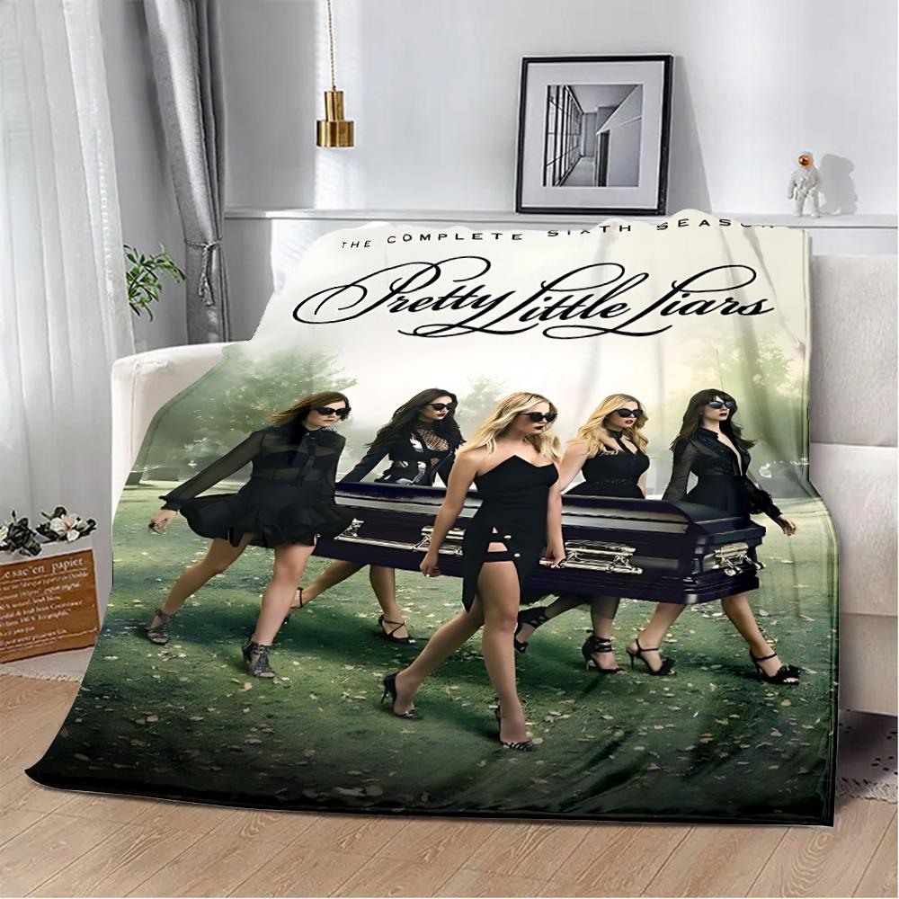 Pretty Little Liars Aufdruck Decke Picknickdecken Warme Decke Weiche und Bequeme Decke Haus Reisen Geburtstagsgeschenk