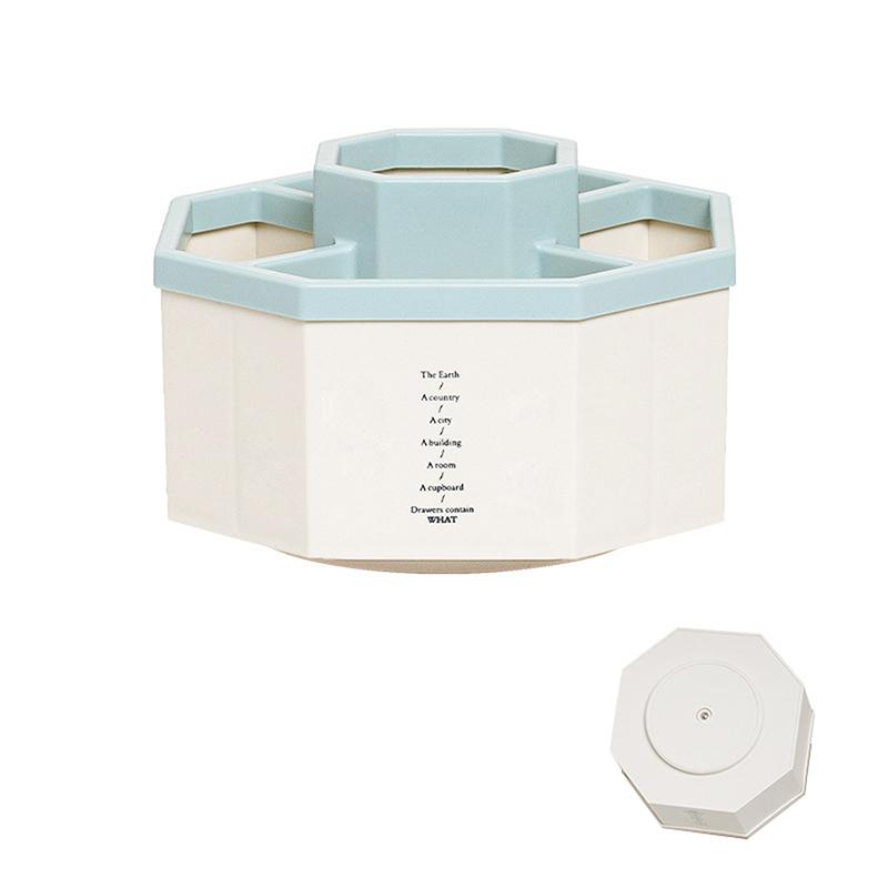 360Degree Rotating Pen Holder Desk Accessories Large Capacity Pencil Storage Box Desktop Organizer School Office Stationery
