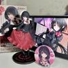 DATE A LIVE Tokisaki Kurumi Anime Figure Cute Girl Model Toy PVC Black Dress Dress Up Standing Model Car Interior Ornament