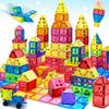Magnetische Bausteine Konstruktionsset Montessori Sensorisch Pädagogisch DIY Spielzeug Für 3+ Jahre Alte Kinder Jungen Mädchen Geschenke