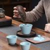 Ru Kiln Style Portable Ceramic Travel Tea Set