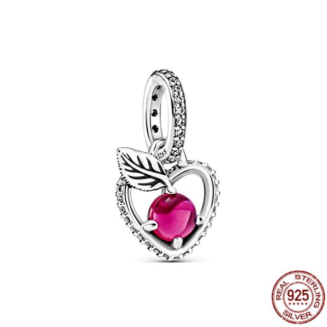 Happy Place Family Heart Shape Charm 925 Sterling Silver Bead Fit Original Fasion Bracelet Necklace Jewelry Women Gift