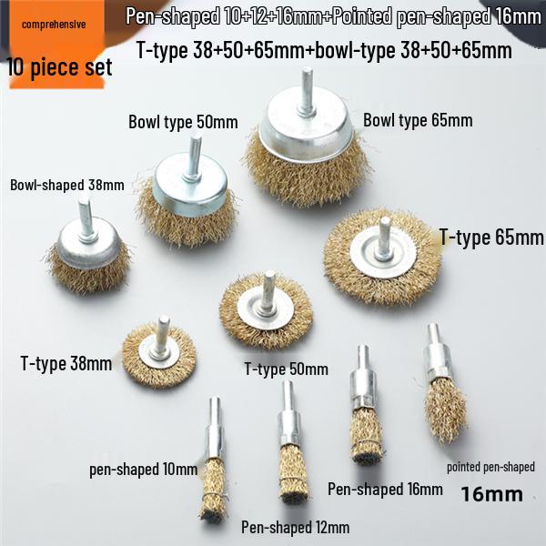 Steel Wire Brush Cup - Stainless Steel Rust Remover & Polishing Wheel for Angle Grinders