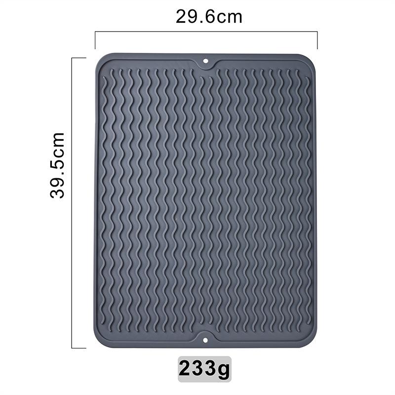 Heat-Resistant Wave Pattern Non-Slip Silicone Kitchen Mat