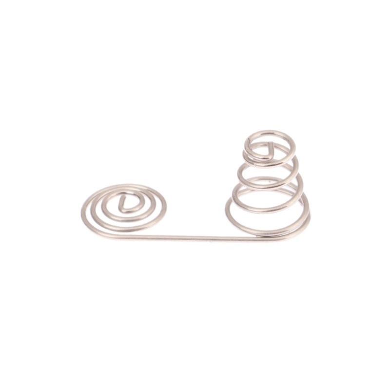 Reliable Metal Coated Battery Coil Contact Plate Coil Springs For 2A Battery Consistent Electrical Linkage