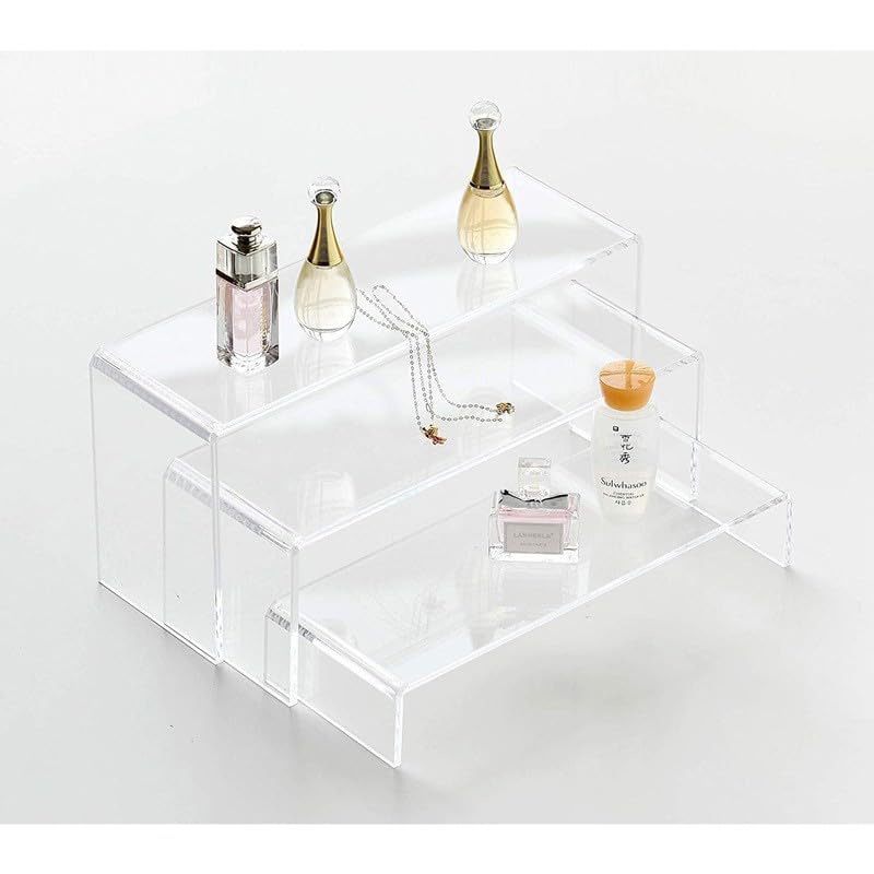 Acrylic Honpo Large Display Stand, Set of 6, Acrylic Stands, Display Stand, L-Shaped, Stage, Product Display, Decoration, Clear