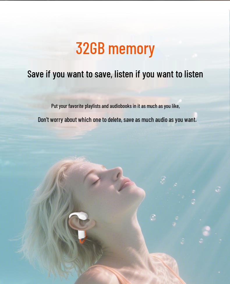 X9 Bone Conduction Bluetooth Headphones: Long Battery, Wireless, for Music, Calls, Sports, Running, Swimming.