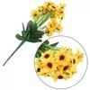 Fake Flower Bouquet Fake Sunflower Home Decorations Item Leaf