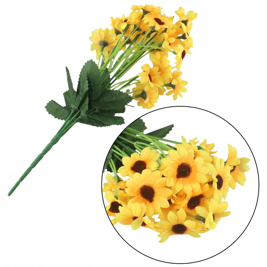 Fake Flower Bouquet Fake Sunflower Home Decorations Item Leaf