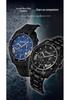 Sanda Men's Waterproof Business Watch - Steel Band, Luminous, with Small Seconds and Simple Calendar.