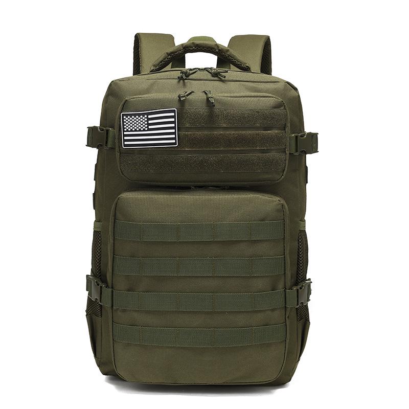 Camouflage 35L Tactical Outdoor Backpack for Mountaineering, Cycling, Hiking, and Camping.