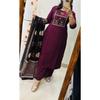 Indian Bollywood Heavy Cotton Kurta Set Women Party Wear Kurti Pant Dupatta Set
