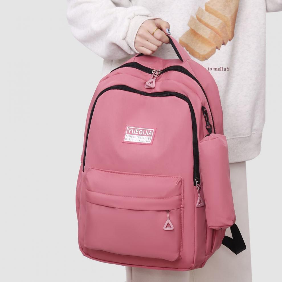 Middle School Student Waterproof, Wear-Resistant, Large Capacity Lightweight Backpack with Spine Protection