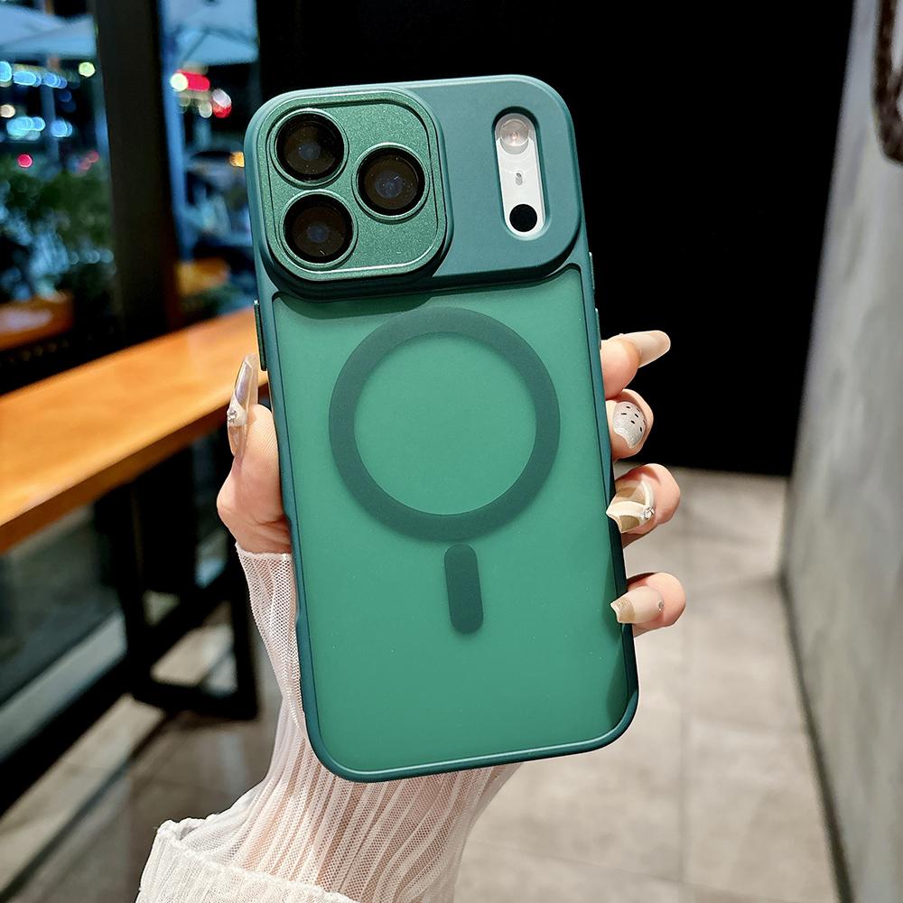 Matte Translucent Hard Phone Case For IPhone 17 16E 15 14 Plus 13 12 11 ProMax Magnetic Wireless Charge Shockproof Protect Cover