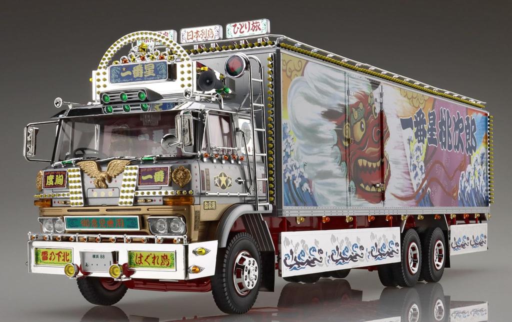 Aoshima Bunka Kyozaisha Truck Yaro Series Ichibanboshi Tenka Gomen Plastic Model 1/32 No.5