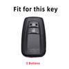 2 Tasten TPU Autoschlüsselhülle Vollständige Abdeckung Keyless Für Toyota Prius Camry Corolla CHR C-HR RAV4 Land Cruiser Prado Hülle Schlüsselanhänger Halter Zubehör
