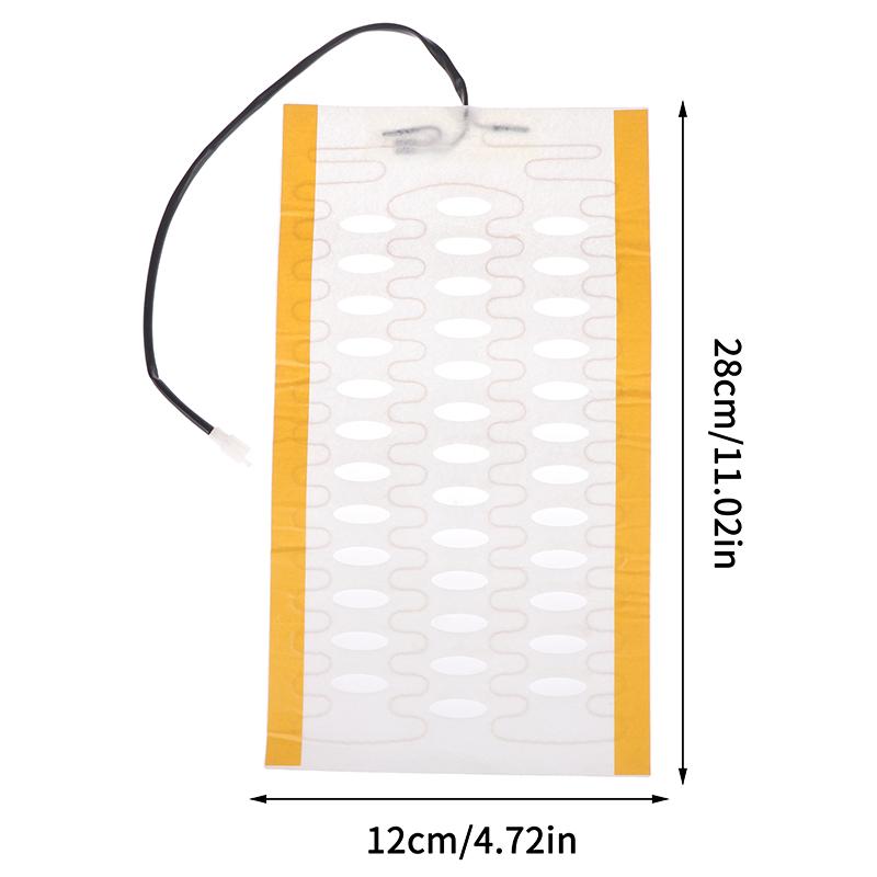 1Pcs 12V Carbon Fiber Heated Seat Heating Heater Pads Winter Warmer Covers Universal For Car