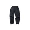 Anta Woven Loose Cuff Sports Pants Men Bottoms Black 952218515-3