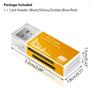 USB2.0 For TF/SD/M2/MS Flash Drive Kortleser Minnekortadapter Minnekortleser Kortleser