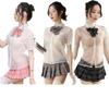 Sexy Underwear Sexy Uniform Seduction Plaid Bow Skirt Pure School Girl Dress Nightclub Game Cosplay
