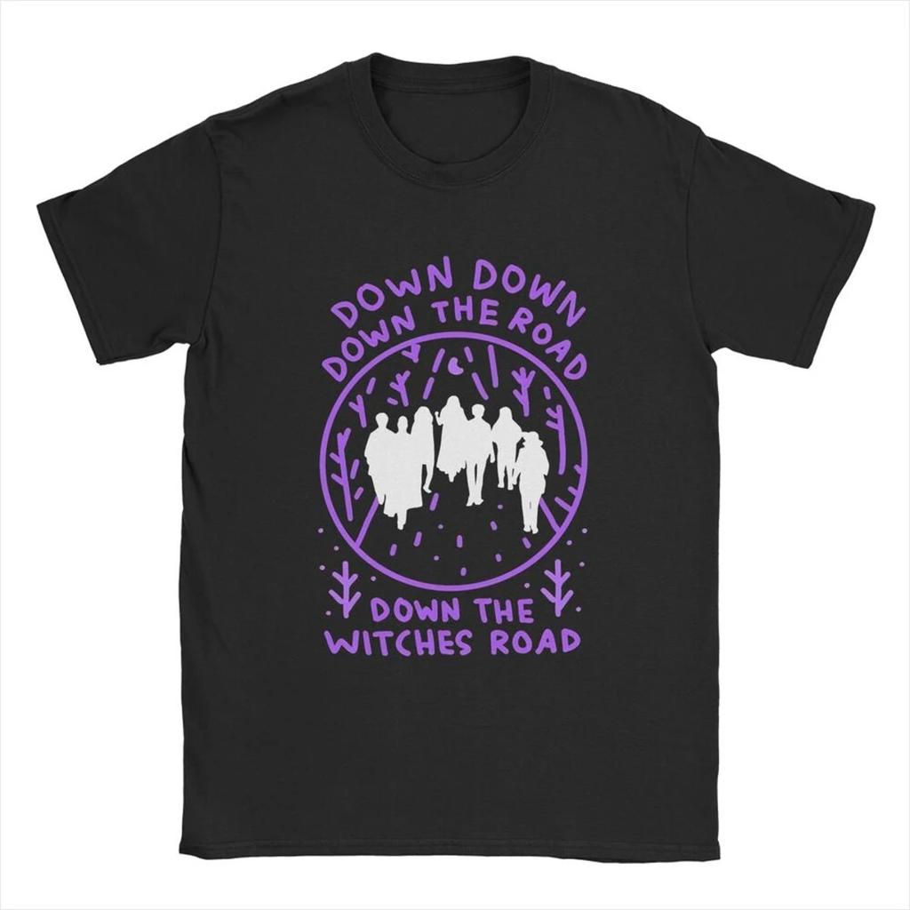 Agatha All Along Movie Men's T Shirt Harkness Down the Road Funny Tee Short Sleeve Crew Neck T-Shirt 100% Cotton Plus Size Merch