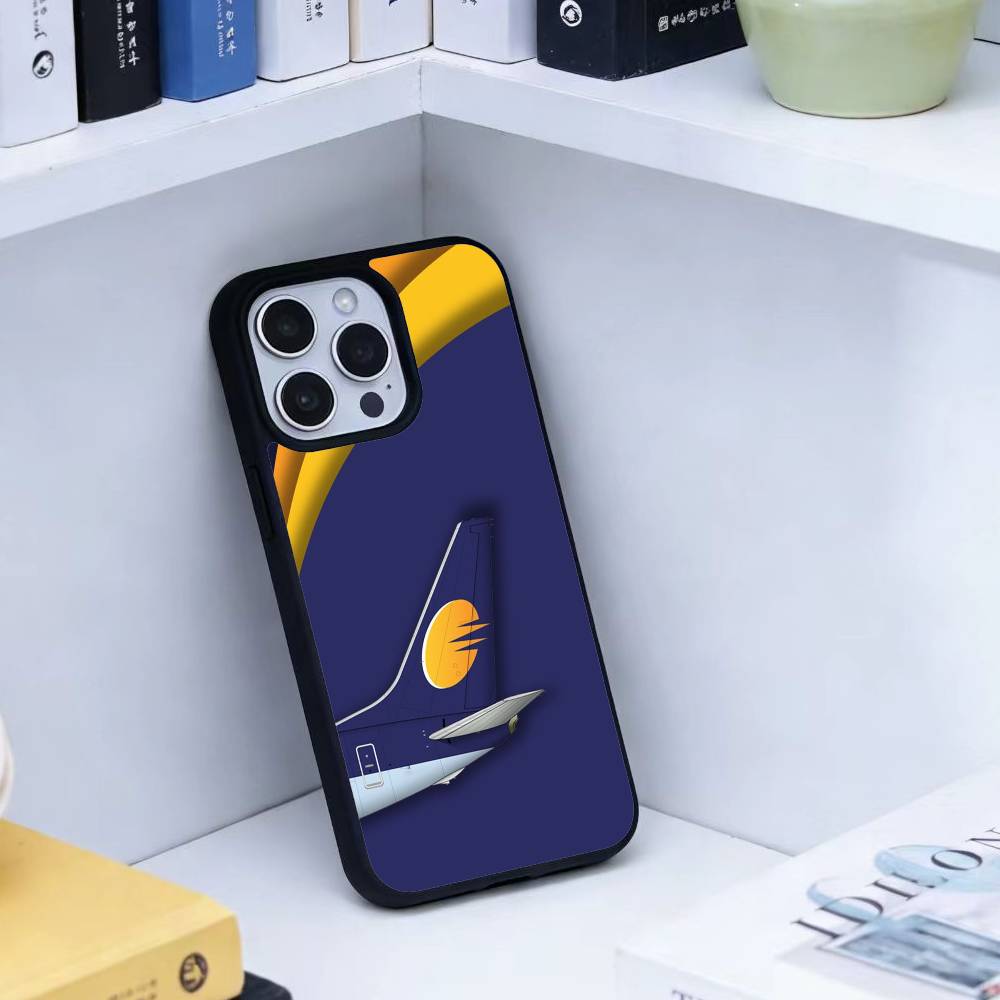 

Airplane Pattern Phone Case For iPhone17,16,15,14,13 Plus,Pro Max Magnetic For Magsafe Wireless Charging iPhone15Plus