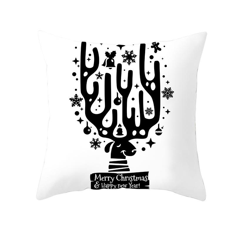 Cartoon Printed Christmas Pillow Cases New Sofa Pillow Cases Home Home Decoration