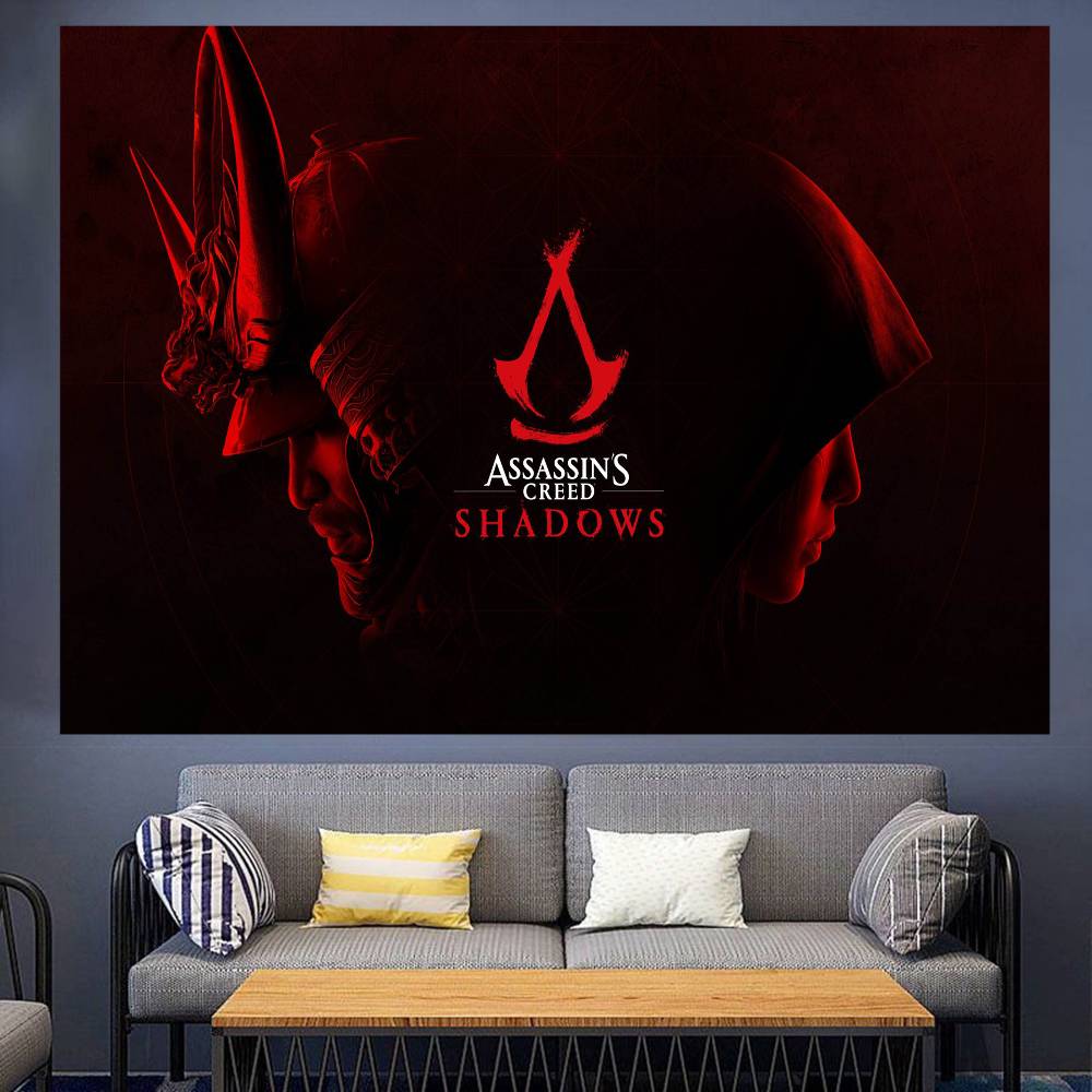 A-Assassin s Creedes Großes Banner Planeten Hintergrund Geburtstagsparty Dekorationen Wandteppich Zimmerdekor