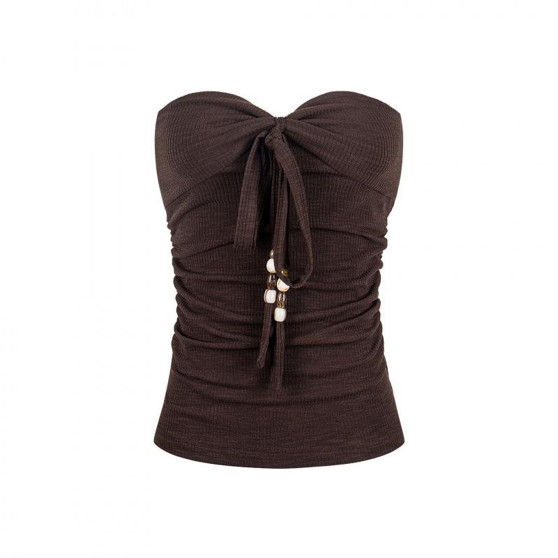 American-Spicy Girl Design Summer Vest Camisole by Guan Qu Medium