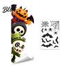 Festive Home Window Art Halloween Clings Pumpkins Skeletons Ghosts And Bats Print Decorative Reusable Seasonal Stickers Decals Electrostatic
