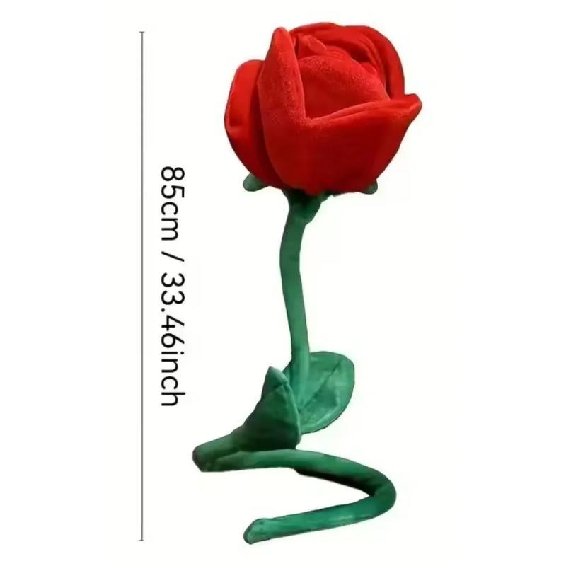 

85cm Large Red Plush Artificial Rose Bouquet Stuffed Bendable Bouquet Soft Floral Home Decoration Valentine s Day Mother s Day