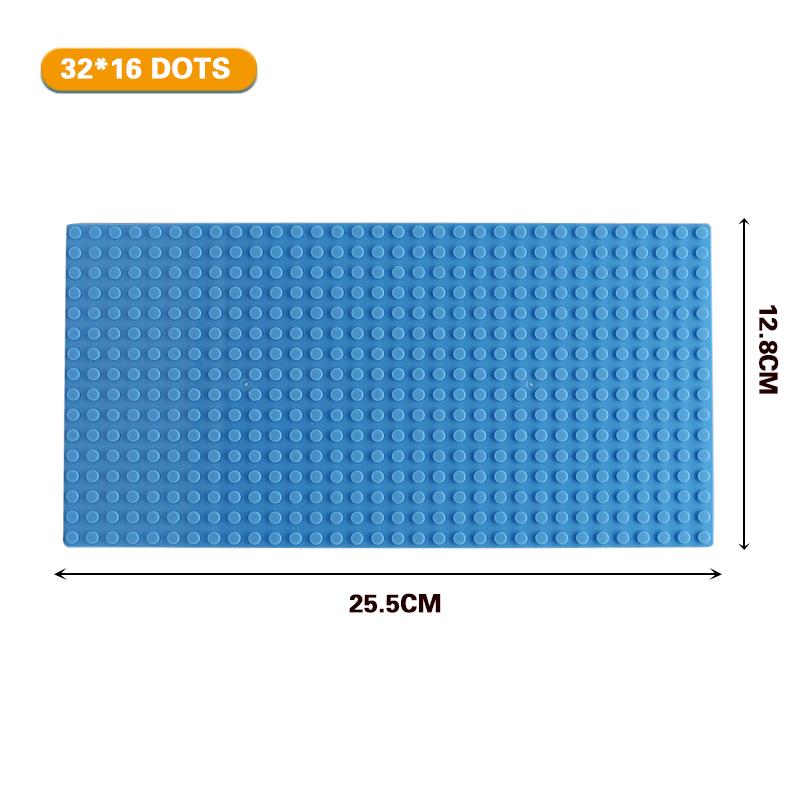 32x32 32x16 Dots Classic Base Plates MOC DIY Plastic Bricks Baseplates City Dimensions Building Blocks Figures Construction Toys